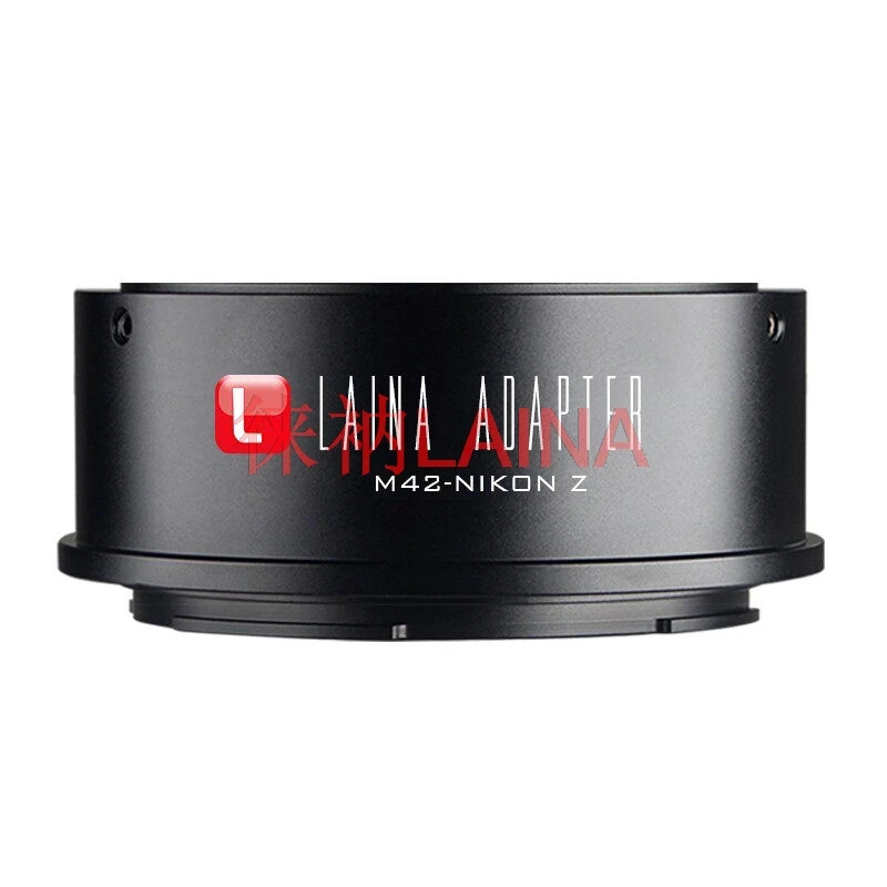 Adaptador de Lente LAINA M42-Nik Z, Montura de Lente M42 a Montura Nikon Z para Cámaras Nikon Z5, Z6, Z7, Z50, Z30, Zfc, Full Frame y sin Espejo