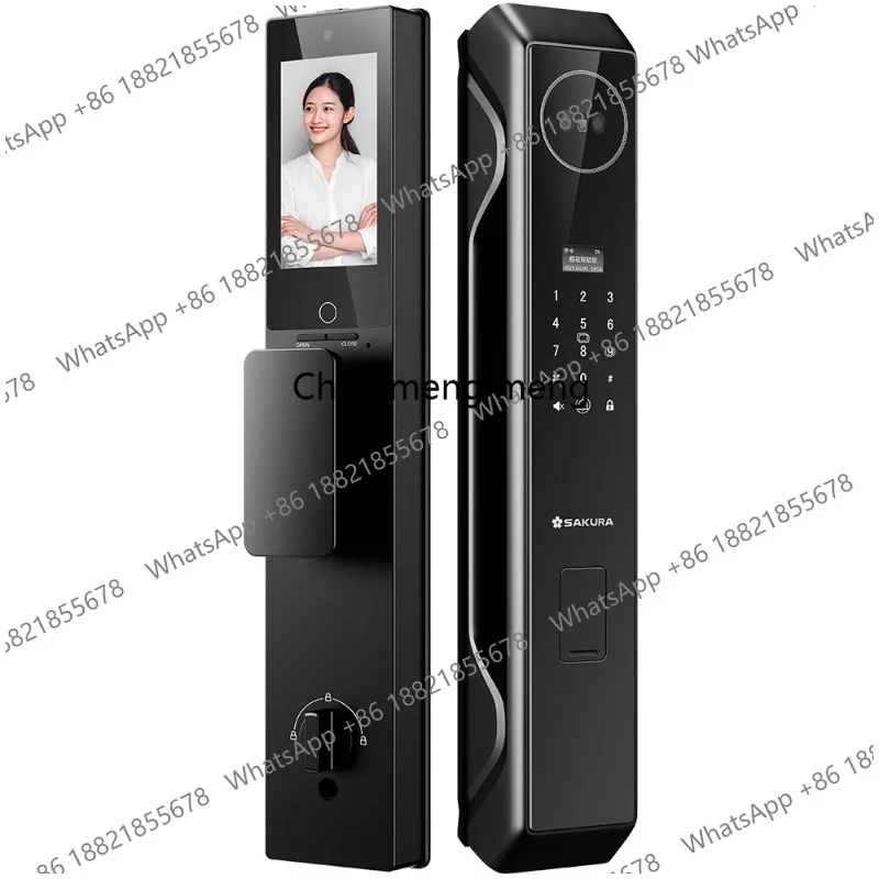 G70Pro facial recognition smart lock household door fingerprint lock visual remote door lock