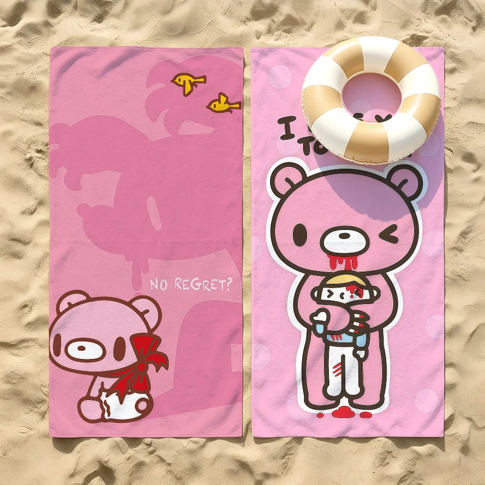 Cartoon G-Gloomy Bear Towel Towels For Beaches Yoga Studios Gyms Hot Springs Swimming Pools And Picnics
