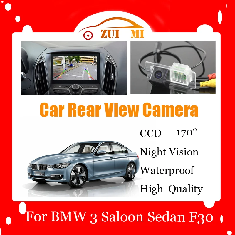 Car Reverse Rear View Camera For BMW 2 F45 2014 2015 Waterproof CCD Full HD Night Vision Backup Parking Camera