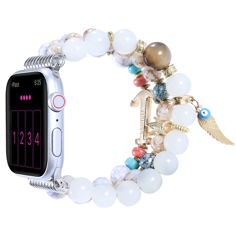 Jewelry Bracelet Strap For Apple Watch 49mm 45mm 44mm 42mm 41mm 40mm Women Exquisite Wristband iWatch Ultra 8 7 6 5 4 SE Correa