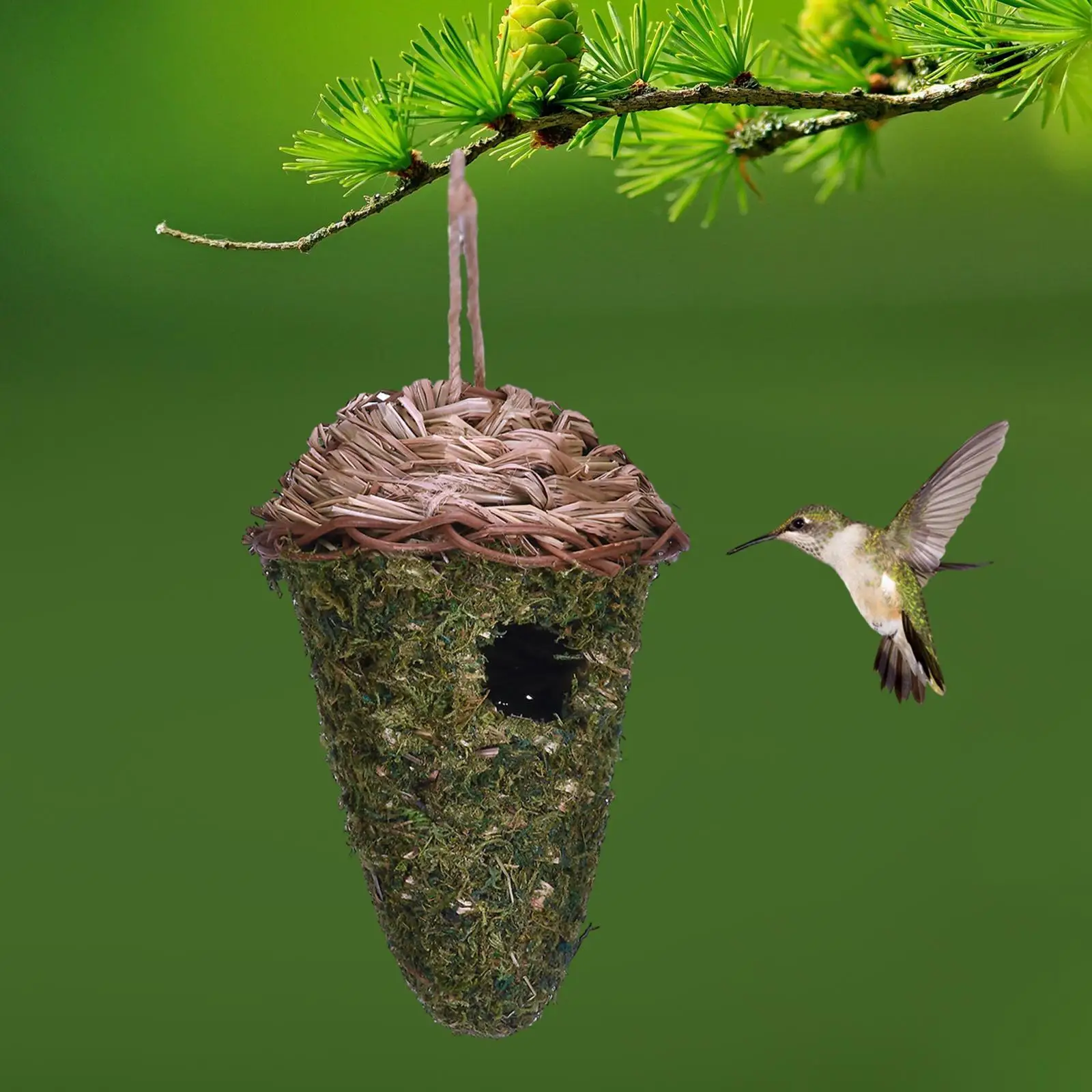 Bird House Hummingbird Houses Shelter Bird Hut for Outdoor Backyard Garden