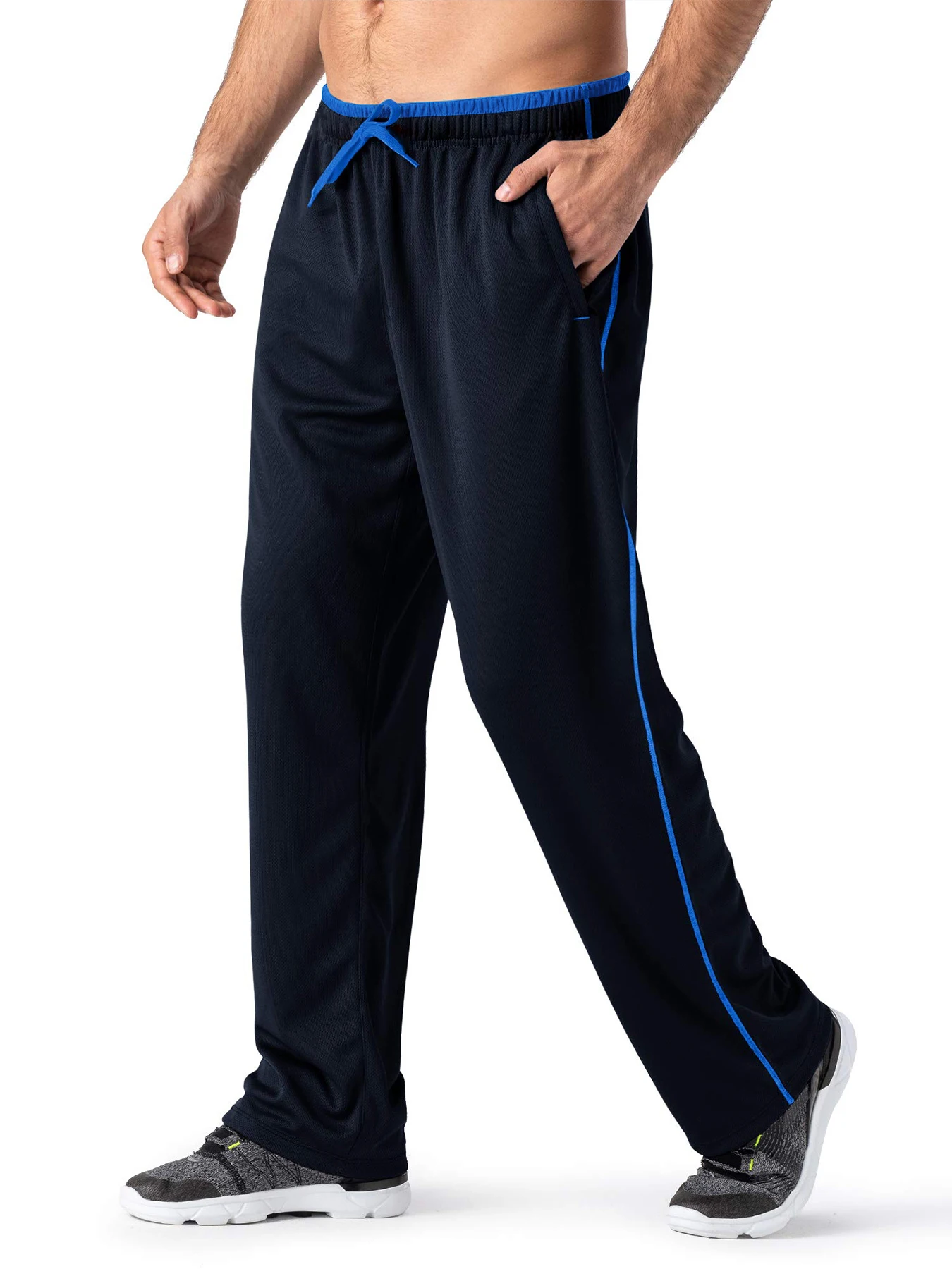 Color-Block Sports Pants Casual Outdoor Long Trousers Vibrant Sporty Leisure Trousers for Excursions And Adventures