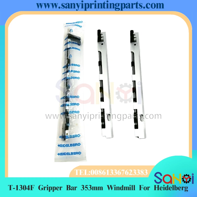 1 Piece High Quality T-1304 Heidelberg Gripper Bar Windmill 10x15 Heidelberg T-Platen Press Printing Machine Parts 353mm