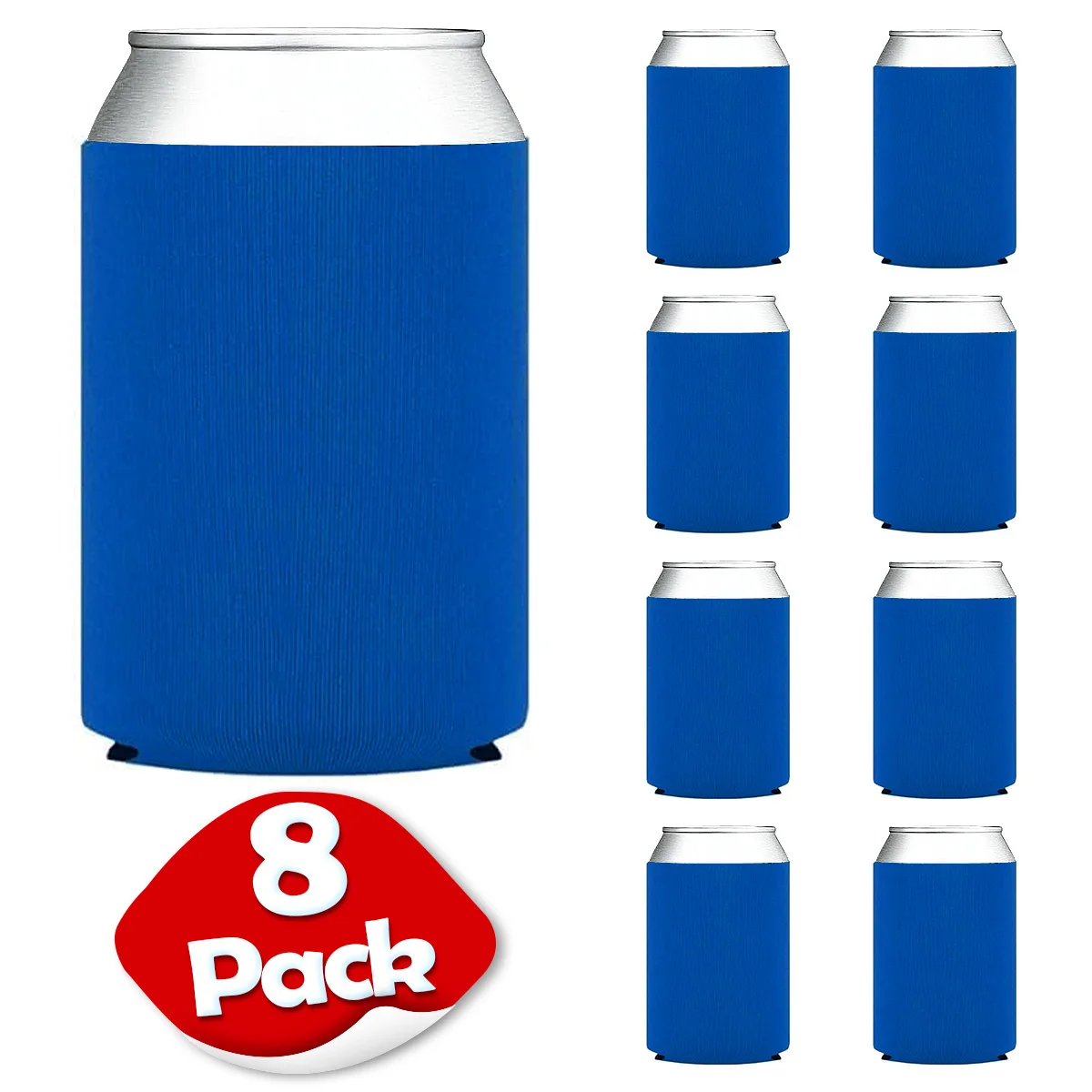 8 Pack 300ml/10oz Beer Bottle Insulator Sleeves, Insulated Reusable Cup Covers for Cans and Bottles, Drink Cooler Sleeve Set