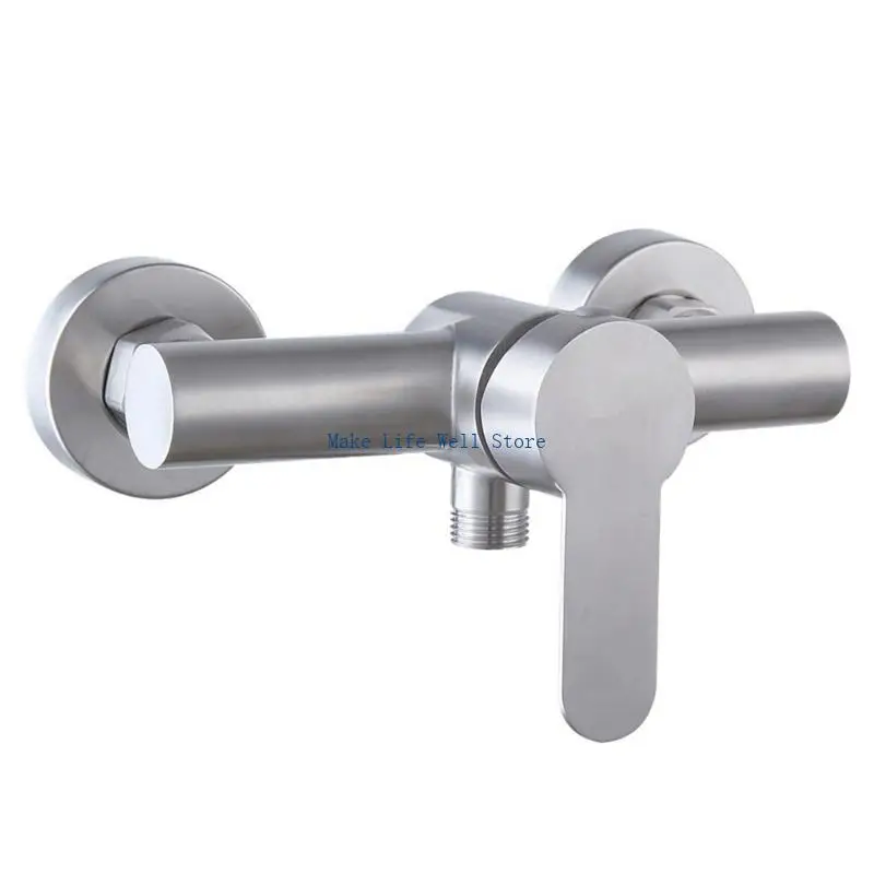 

Wall Mounted Bath Mixer Tap Bathroom Single Handle Faucet for Cold and Hot Water