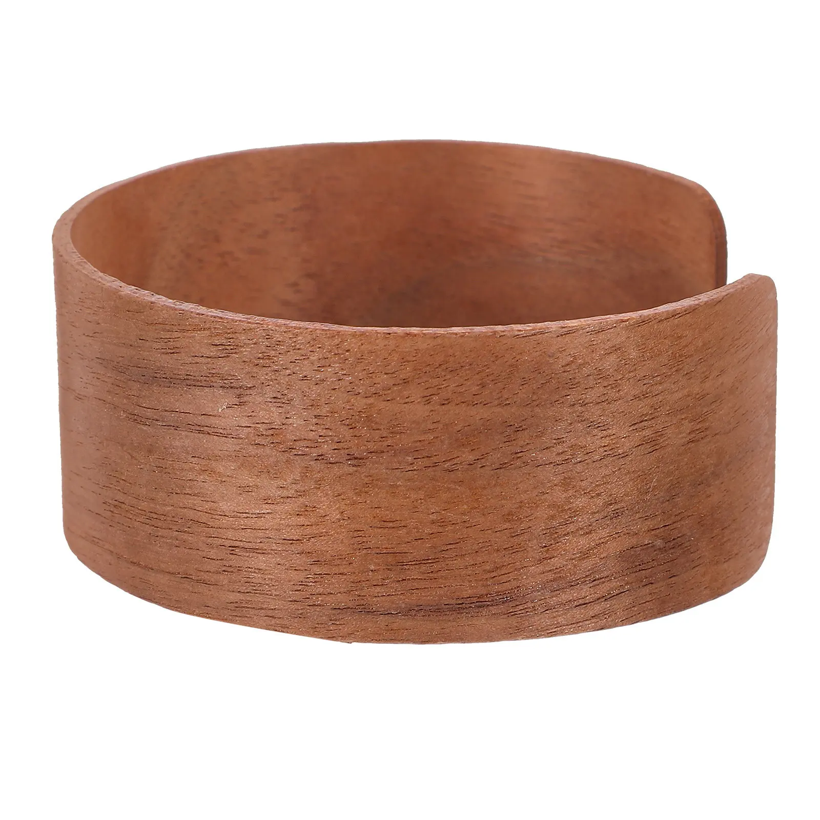 Heat Insulated Wooden Cup Sleeve Elegant Mug Protective Cover Sturdy Craftsmanship Flexible Fit for Coffee Tea Water Bottles