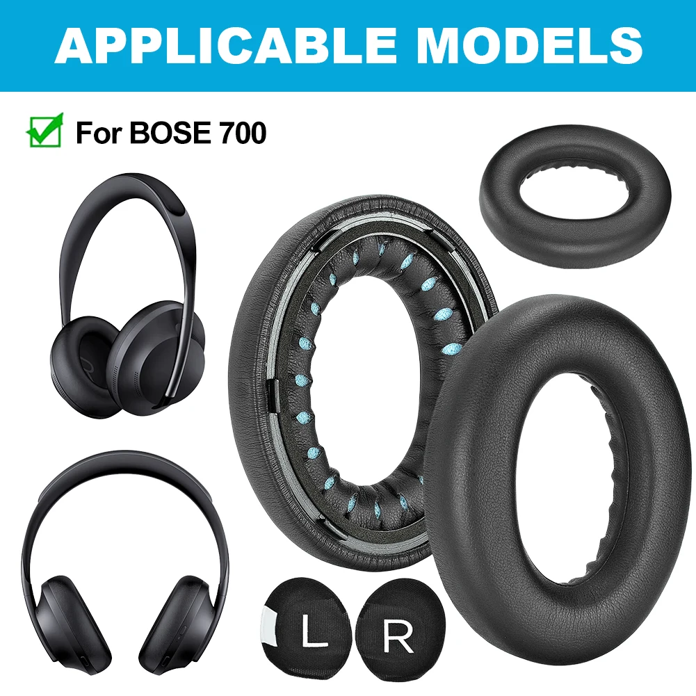 Replacement Ear Pads for Bose 700 Over Ear Headphones Memory Foam Ear Cushions High-Density Noise Cancelling Replacement Earpads