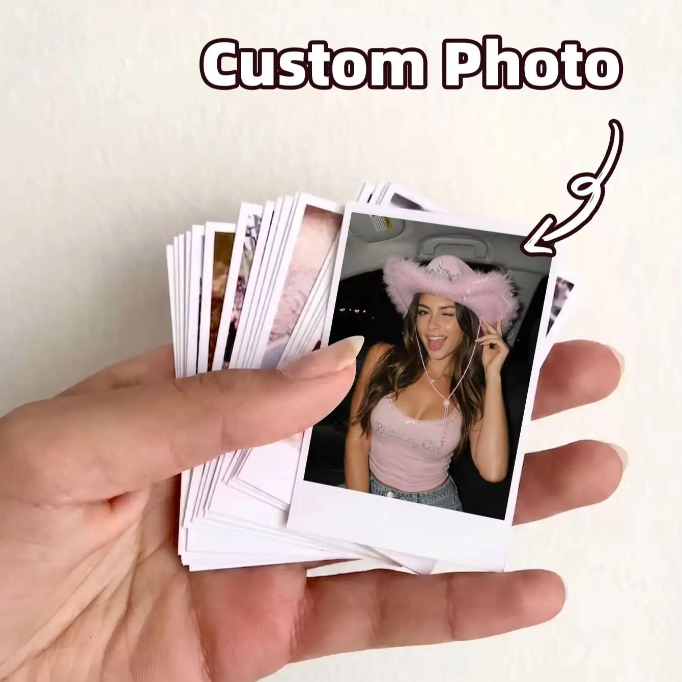 1/3/5Pcs Custom Photo Prints, Personalized Couple Picture Gifts for Party Keepsake, Journal Layout & Display Frame Decor