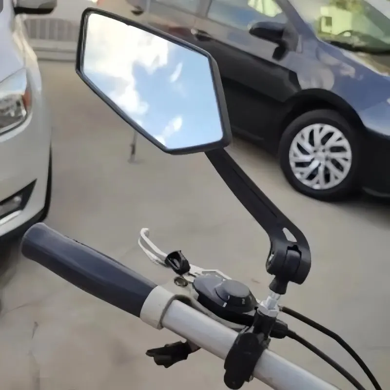Motorradspiegel, Lenker-HD-Weitwinkel, verstellbare Rückspiegel für Honda-Roller, E-Bikes, universeller Fahrrad-Seitenspiegel. – Detail 4
