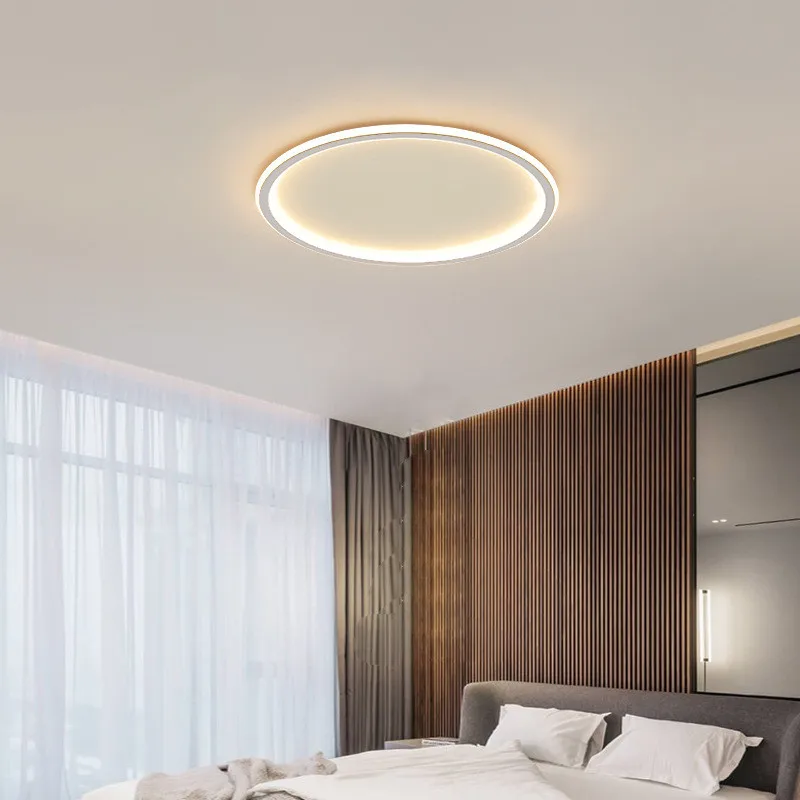 Modern Led Ceiling Lights Simple Bedroom Round Iron Mounted Foyer Dimmable balcony Study Ceiling Lamp Indoor Lighting Luminarias