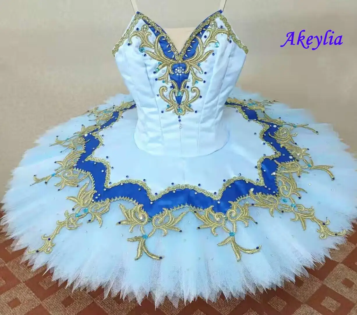 

Pale Blue ballet tutu classical Professional ballet tutu competition adult Ballerina ballet costume blue bird variation JN0462