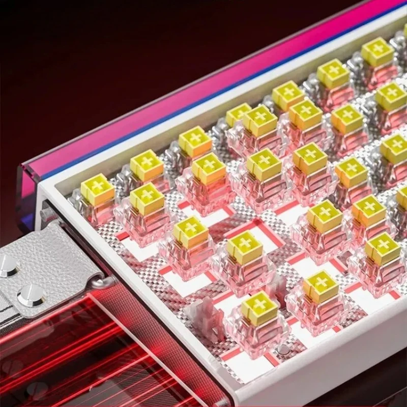 AULA Hero68 Ultra Mechanical Keyboard Wired Magnetic Switch Keyboard CNC Aluminum Hot Swap FPS Varolant E-sports Gaming Keyboard