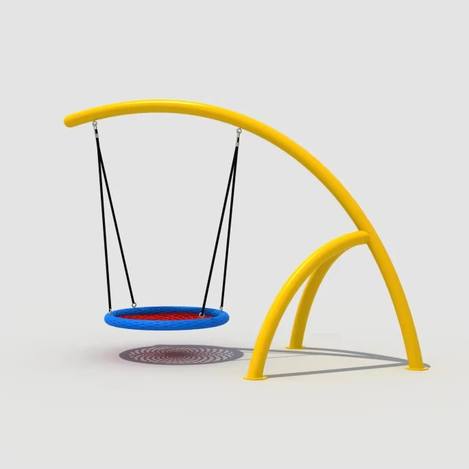 

Children's outdoor slides and swings, as well as outdoor playground equipment for preschool children