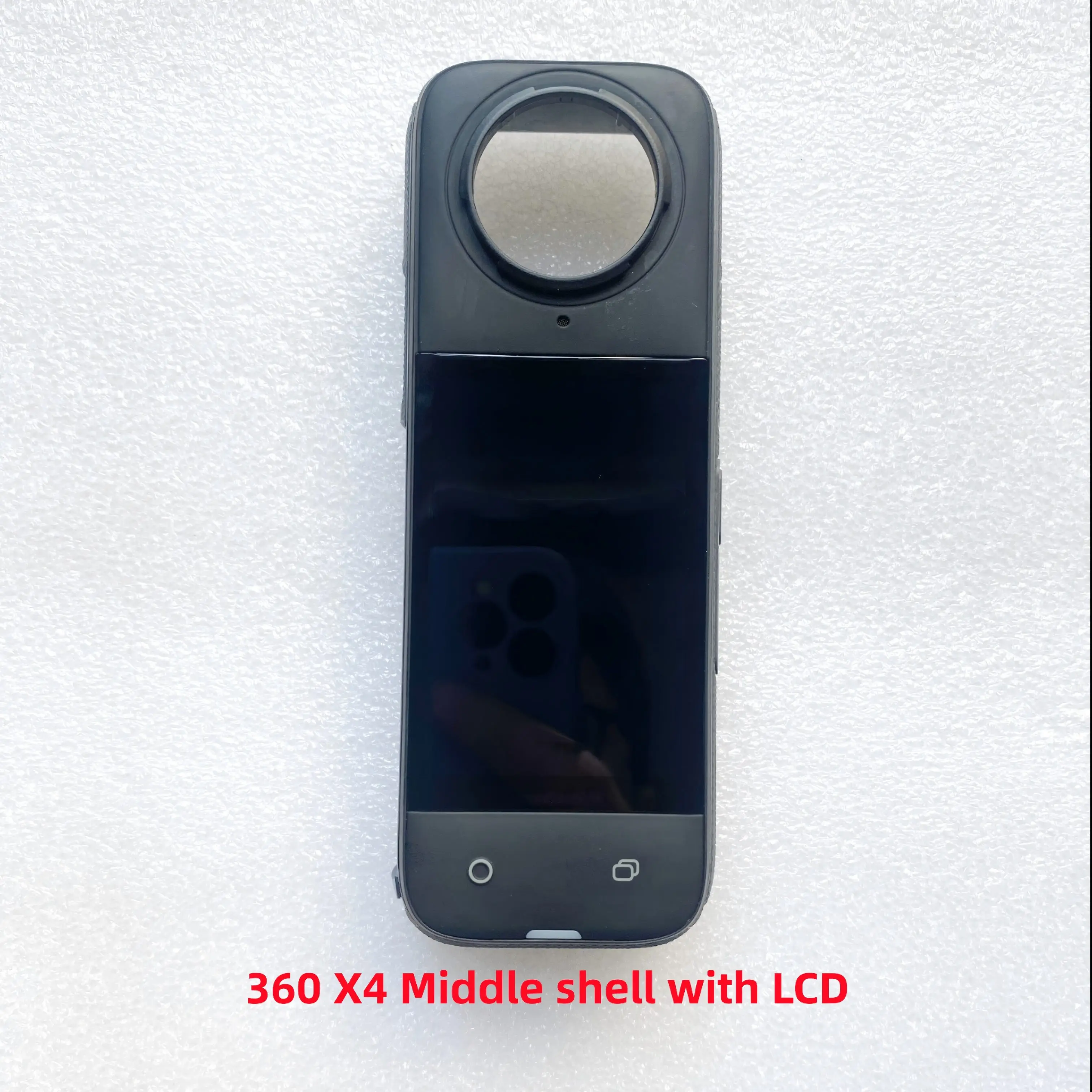 

96% Новая Оригинальная Средняя Крышка Корпуса (Рамка) для Insta360 X4 с LCD и Передней Крышкой X4, Запчасти для Ремонта Камеры