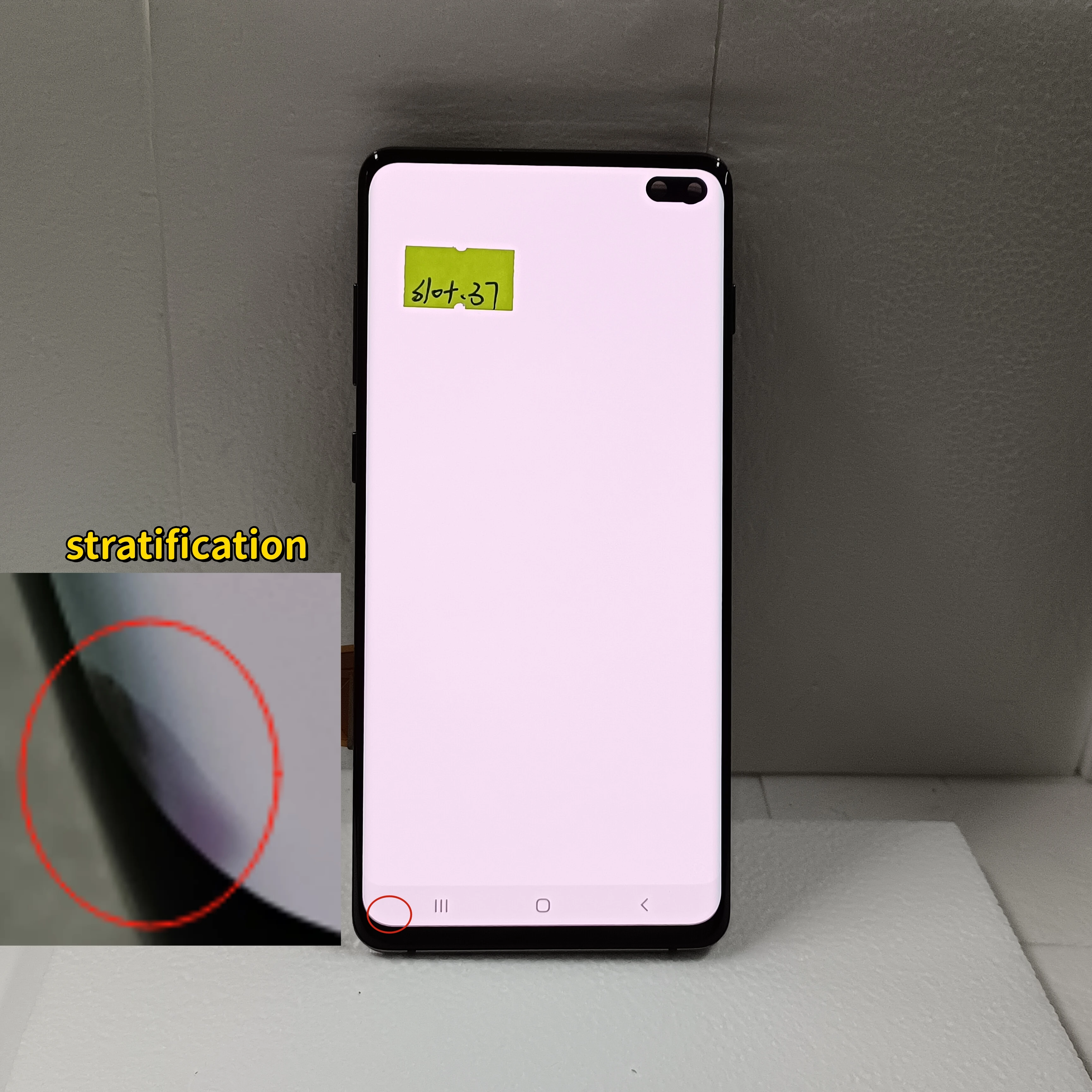 100% Tests AMOLED For Samsung Galax S10 plus Display Touch Screen Digitizer For S10+ G975 G975F G975U LCD Assmenbly Replacement