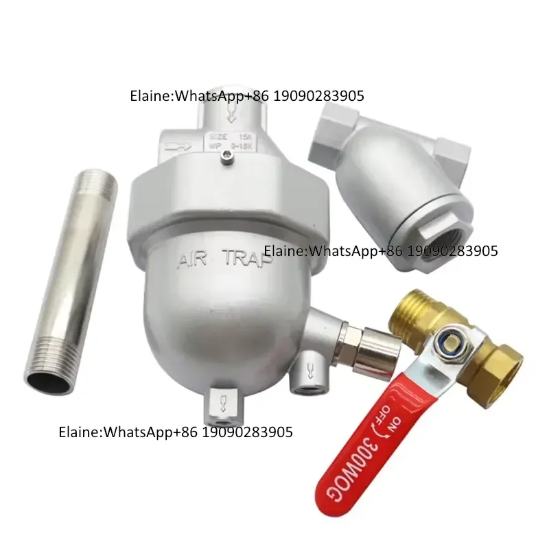 Aluminum SA6D Pneumatic Timer Automatic Drain Valve for Screw Air Compressor Spare Parts