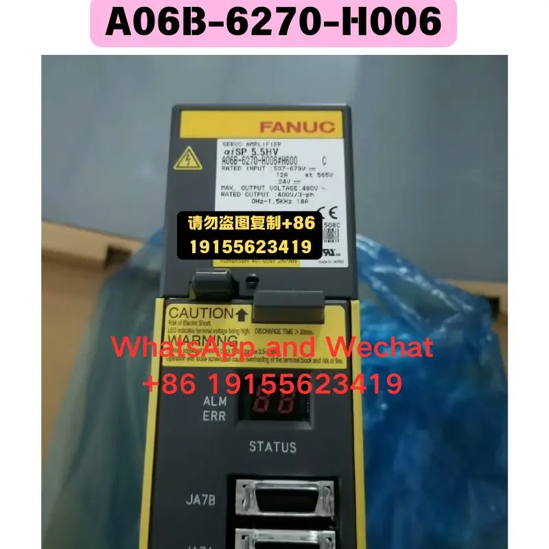 Brand new Original imported A06B-6270-H006 Driver Functional test OK Quick delivery