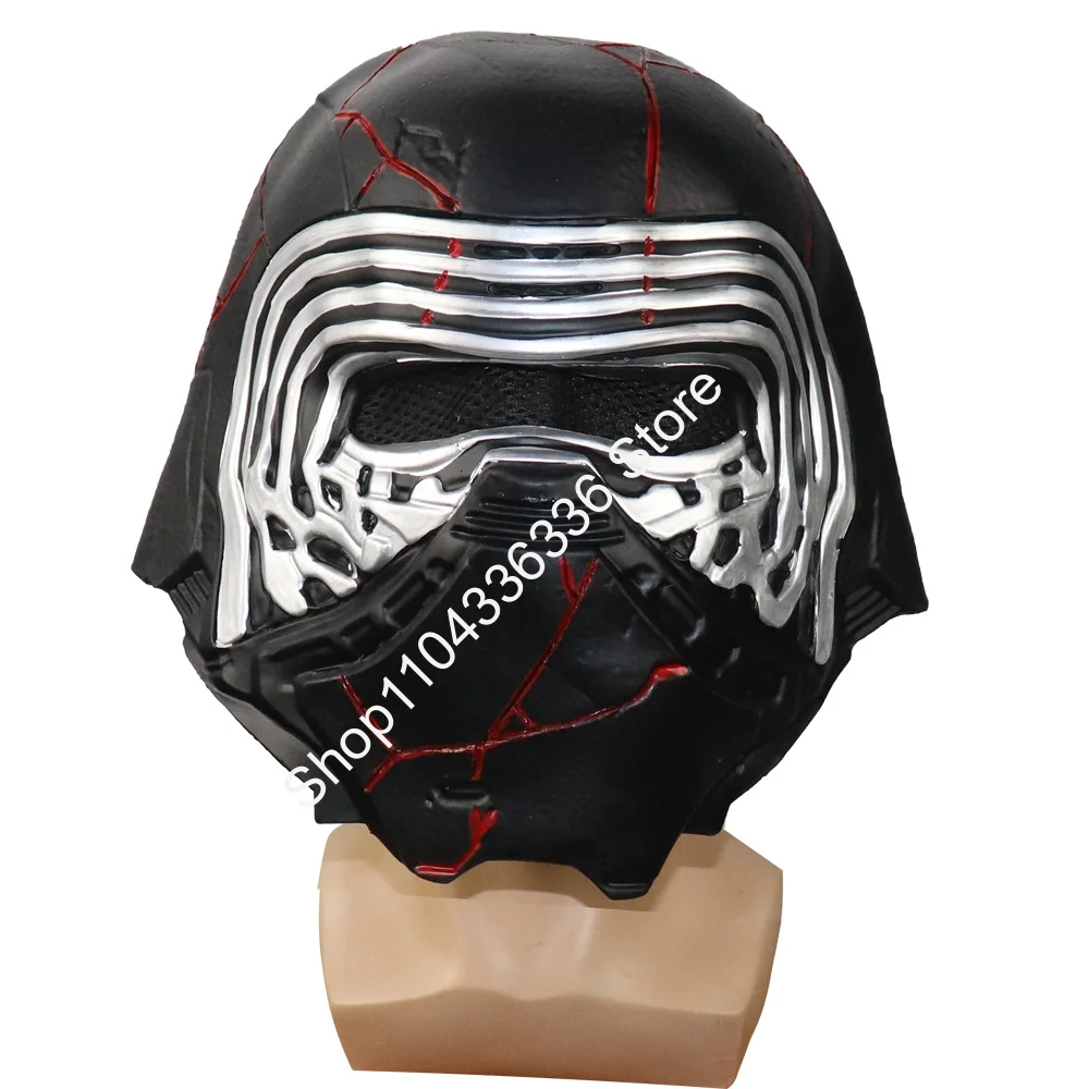 SW 제다이 기사단 카일로 렌 코스프레 의상 헬멧 마스크 포함 할로윈 가면 무도회 의상 남녀 공용 카니발 파티 의상