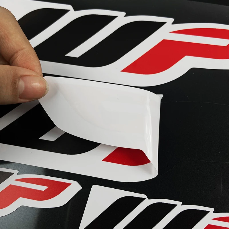 1SET Motorcycle Stickers Motocross Front Forks Wp for Shock Absorbers Cool Logo Suspension Durable Vinyl Decals Decoration image 6