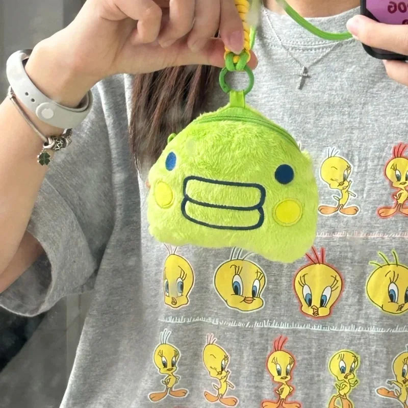 

Bandai Tamagotchi Egg Earphone Case Charm Keychain - Anime Pixel Pet Accessories Cute Digital Pouch Cover for Collectible Gift