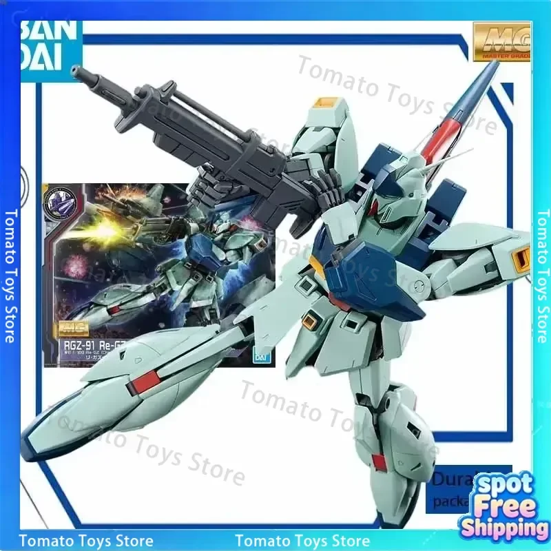 BANDAI RGZ-91 Re-GZ Char's Counterattack Ver Gundam Model Kit Transformable Assembly Action Figure Toy Collection Gift