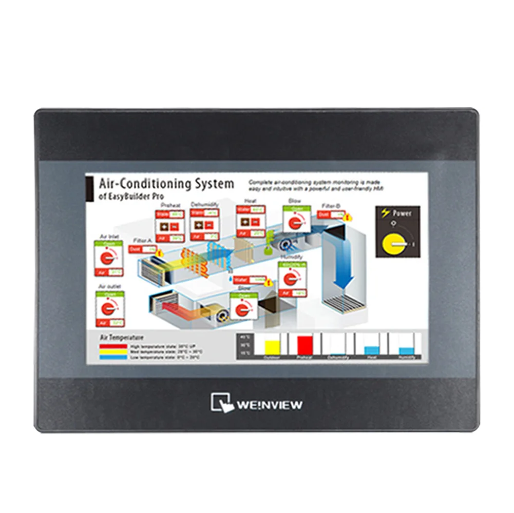 Weinview mt6071ie 7 polegadas suporte multi-grupo fórmula, multi-janela função série mt