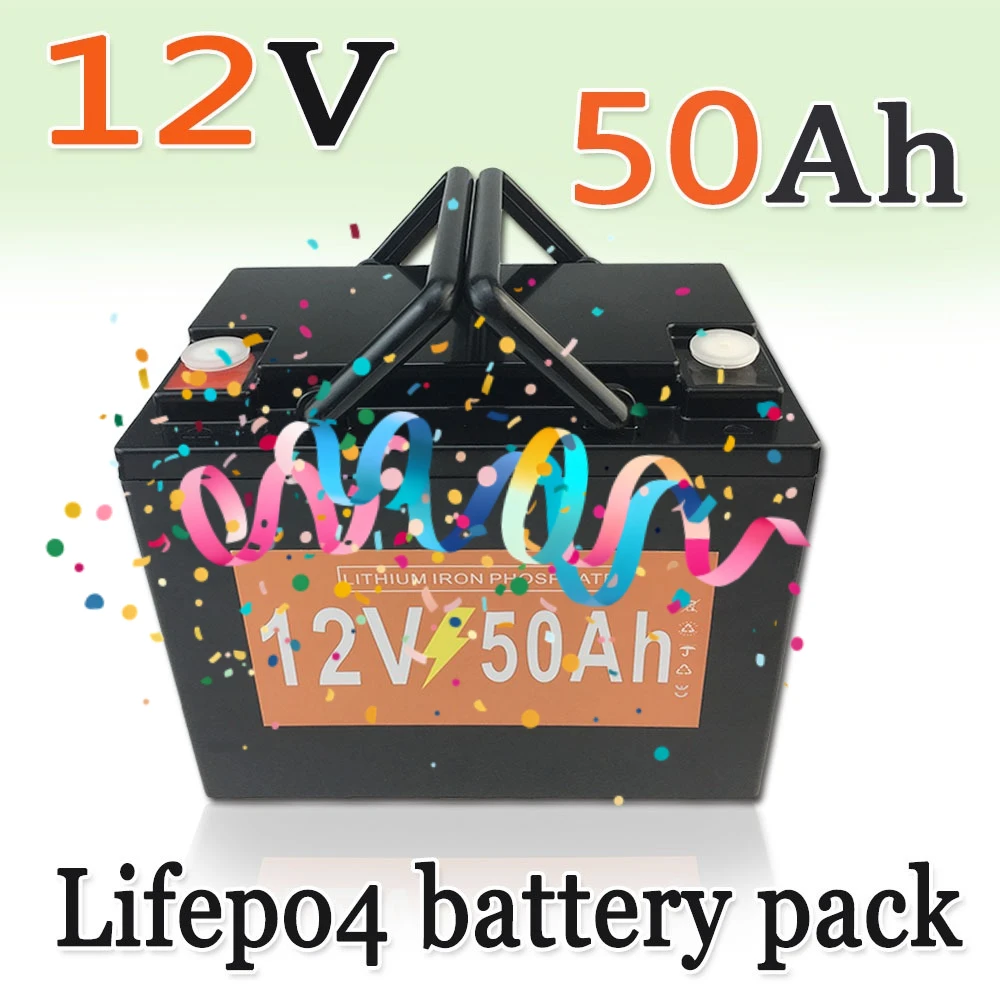 

12V Multipurpose 50Ah Lifepo4 Battery Pack for Children's Toy Car, Solar Street Lights Andother Small Equipment Power Supply