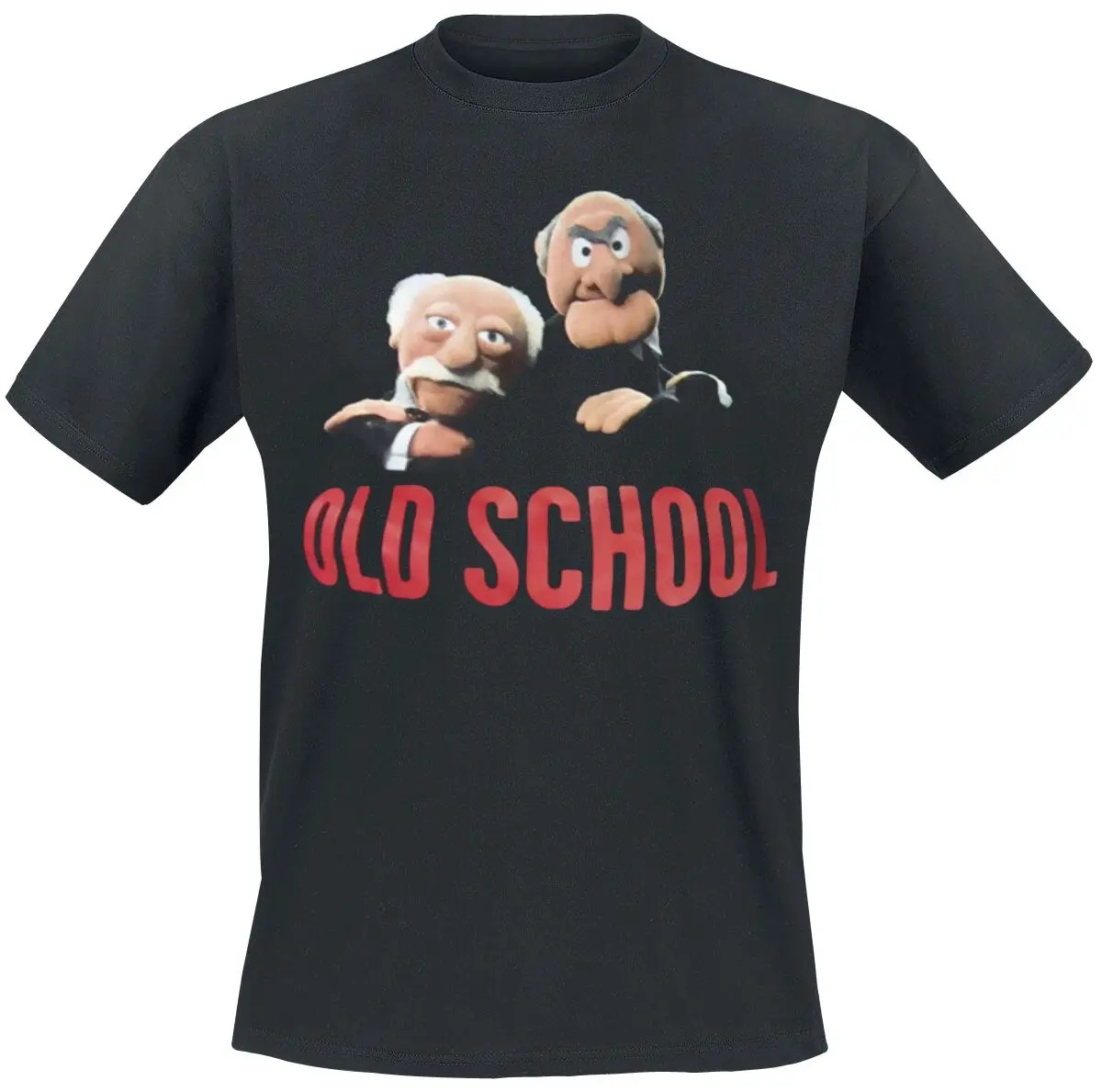 

Old School The Muppets Peripheral Pattern Printing Summer Luxury Brand Cotton Men's and Women's T-Shirts Short Sleeves