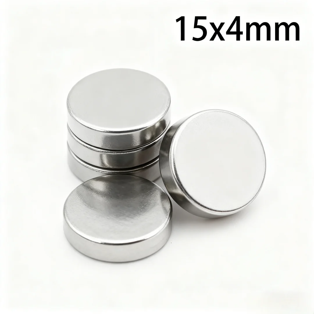 15x4mm Strong Powerful Round Magnets For Home Refrigerator,office,diy Building, Scientific, Craft, Education 15*4 15x4