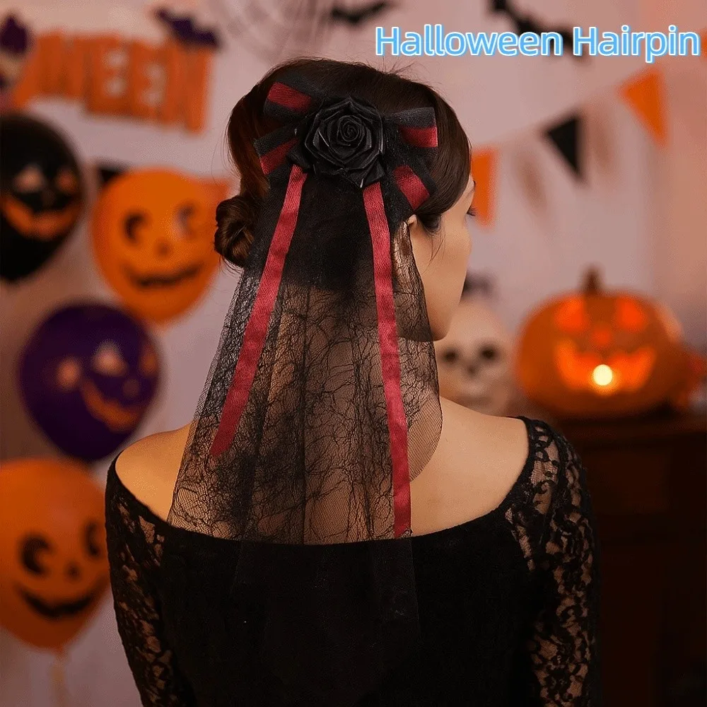 

Portable Breathable Halloween Hairpin Comfortable Elegant Hair Accessories Fashion Black Headbands Cosplay