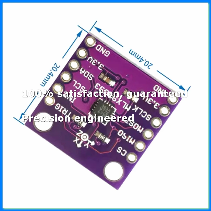 MLX90393 3D Digital Hall Sensors 3D Position of the Rotational Angular Displacement Sensor Board Contactless-ABAM