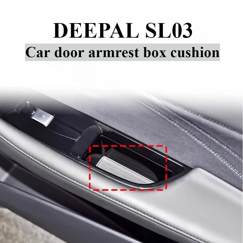 Original Quality Door Groove Pad & Armrest Box Cushion for Changan Deepal SL03 - Non-Slip Rubber Mat Set