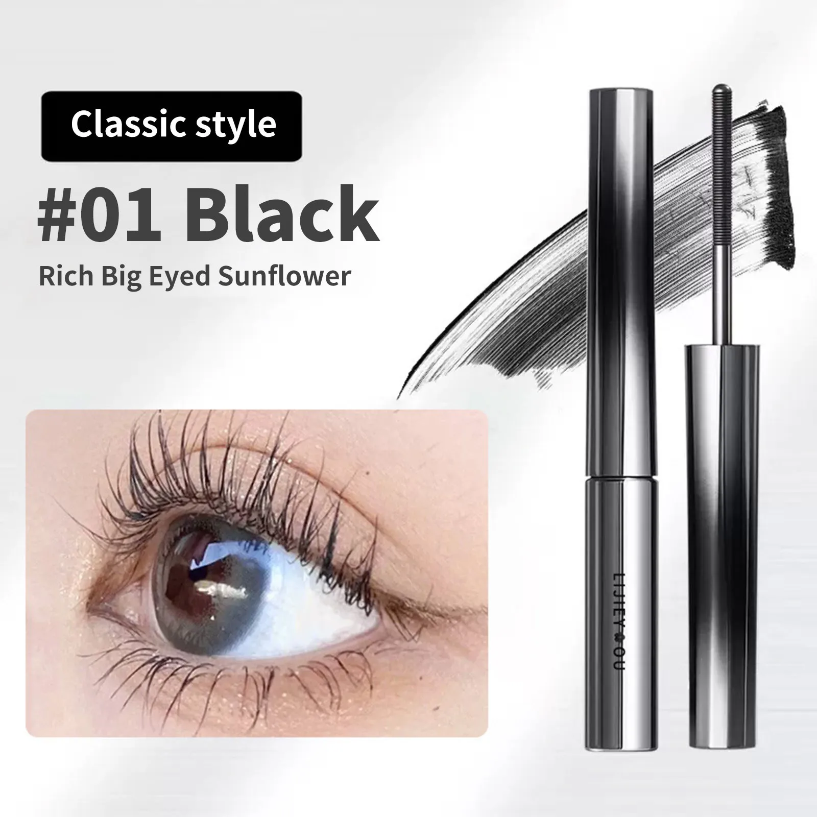 Mascara, Powerful Mascara, Curling Mascara, Non-clumping, Anti-smudge, Anti-flaking, Long-lasting Daily Maintenance Travel