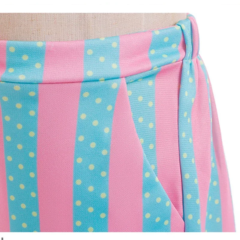 2025 New Summer Movies Ken Cosplay Costume For Children Striped Party Halloween Carnival Kids Baby Boys Performance Beach Wea AA