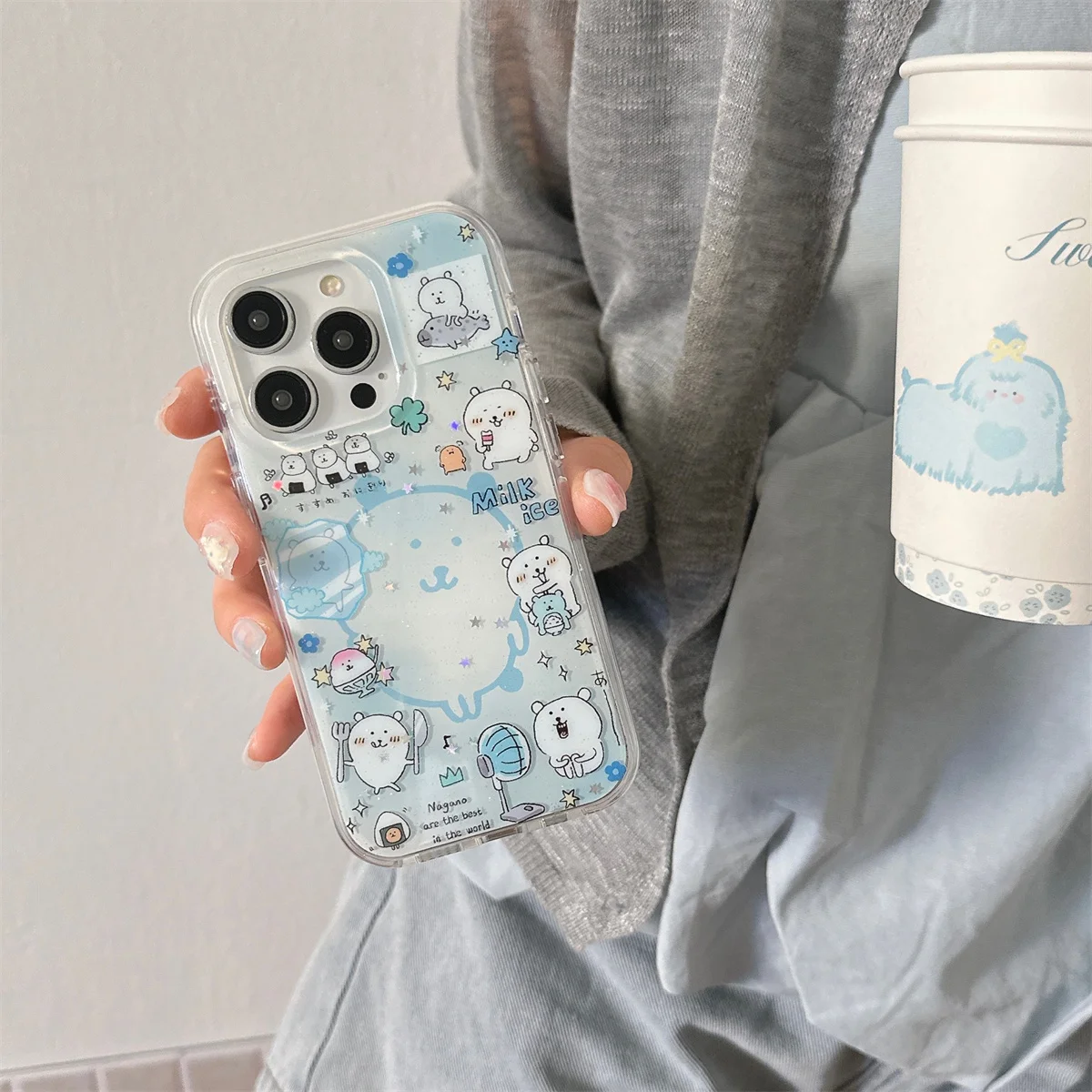 

New iphone 15 case For iPhone 16 15 14 13 Pro Max Cute Cartoon Fashion Girls Phone Case fundas Protective cover