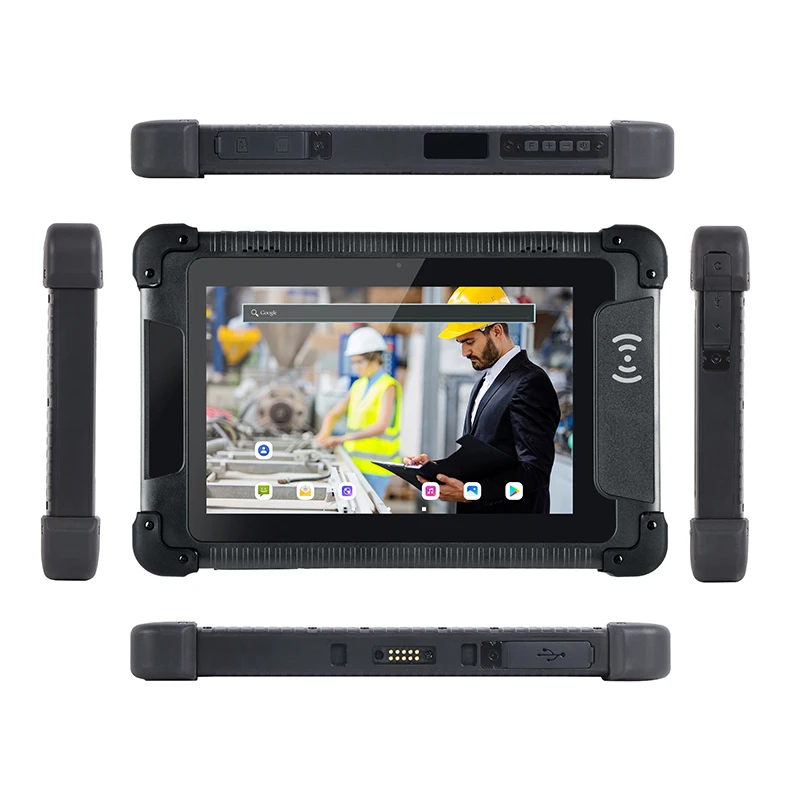 Industrial Rugged IP65 Waterproof 8 Inch Android 4G NFC Tablet PC