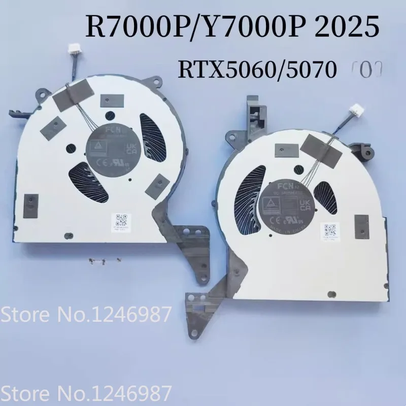 

New CPU GPU Fan for Lenovo Legion R7000P 2025RTX5060/7016IRX10 Fan
