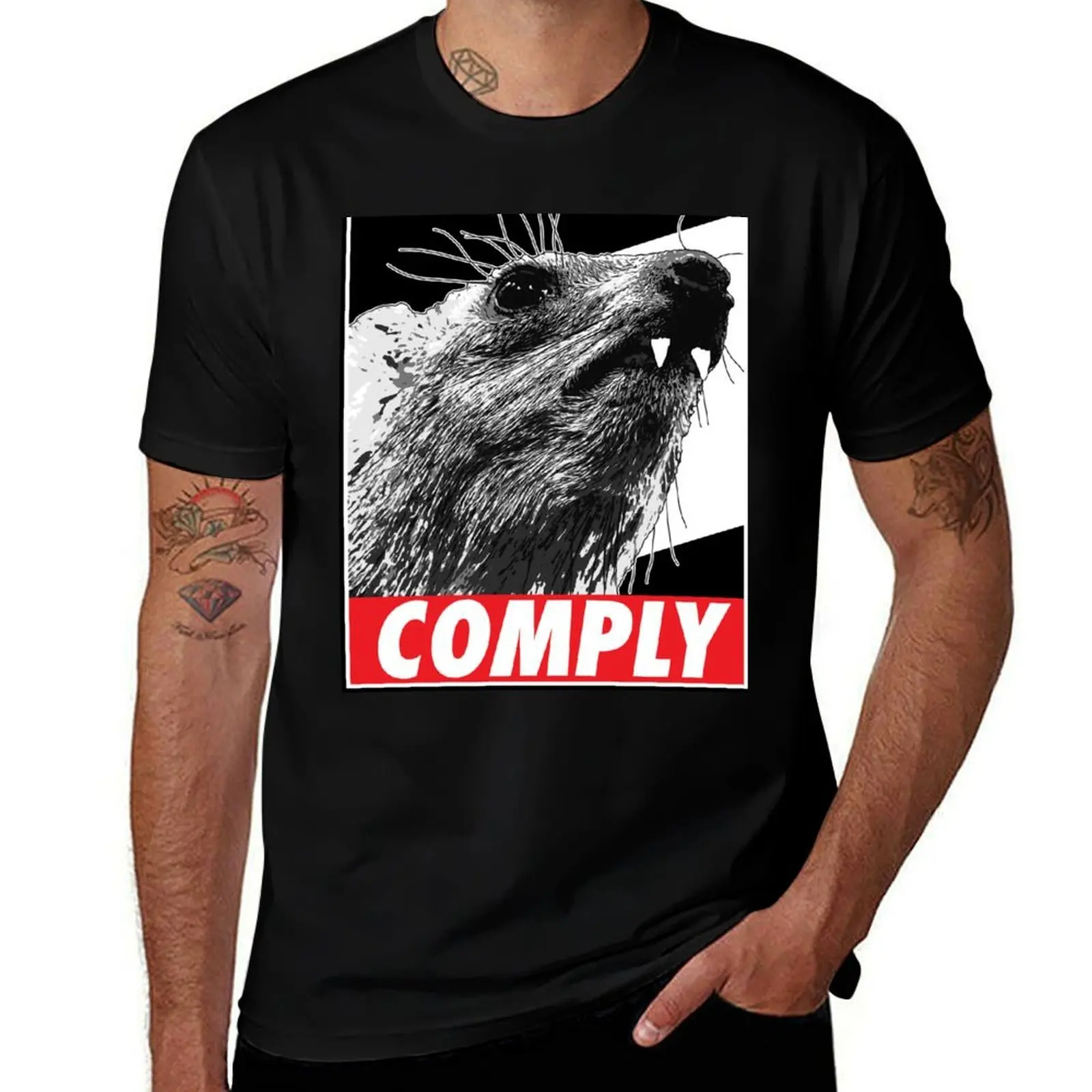 Heed the Hyrax Comply to Hyrax Superior Hyrax Mama T-Shirt Holiday Vacation Tee Shirt T-Shirt
