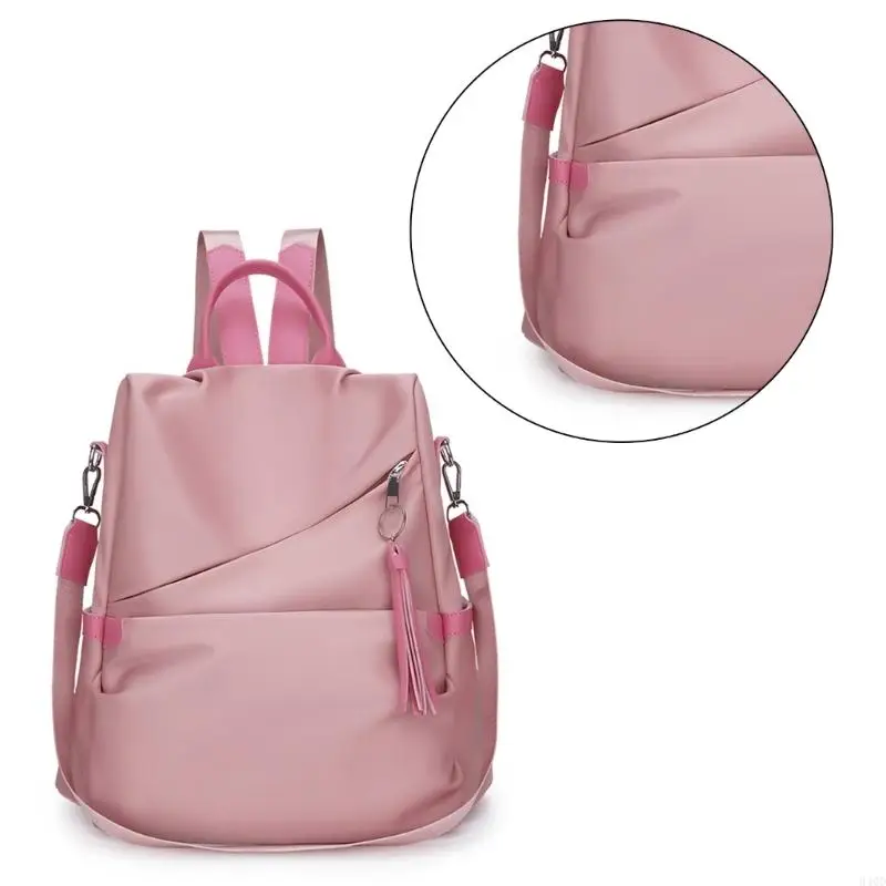 340D Women Backpack Purse Multipurpose Anti Theft Backpack Ladies Backpack Shoulder Bag Waterproof Versatile Travel Daypack