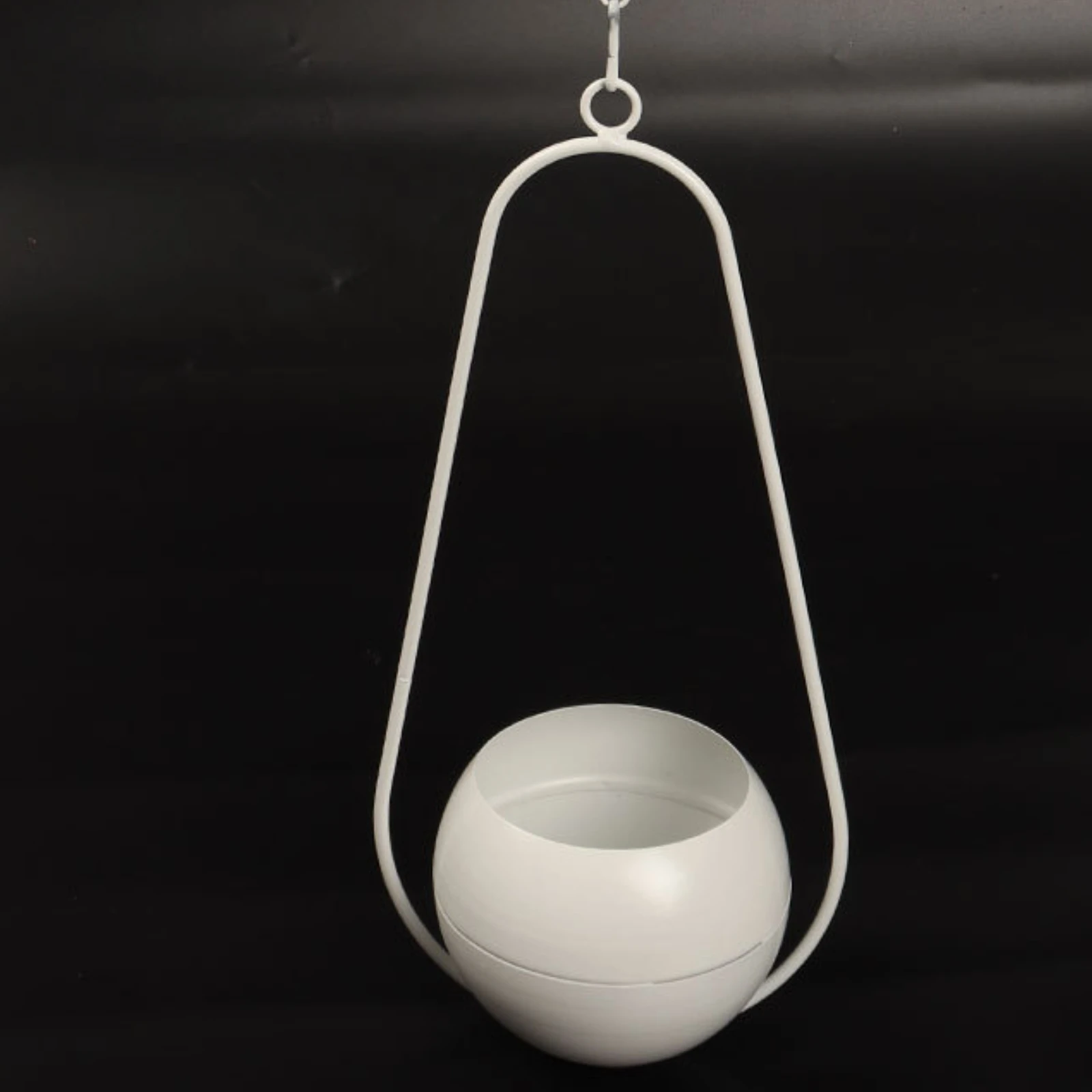 Chain Hanging Planter Suspended Display Metal Plant Hanger Planter Chain Rust-Resistant Home Decor Indoor Outdoor Use
