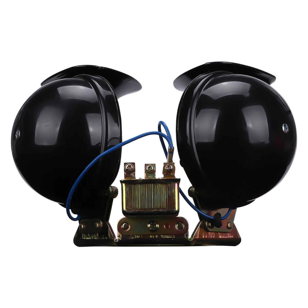 

2pcs Car Horn 12V Dual Tone Truck Motorcycle Scooter Super Loud Manganese Steel Speaker Durability Copper Material