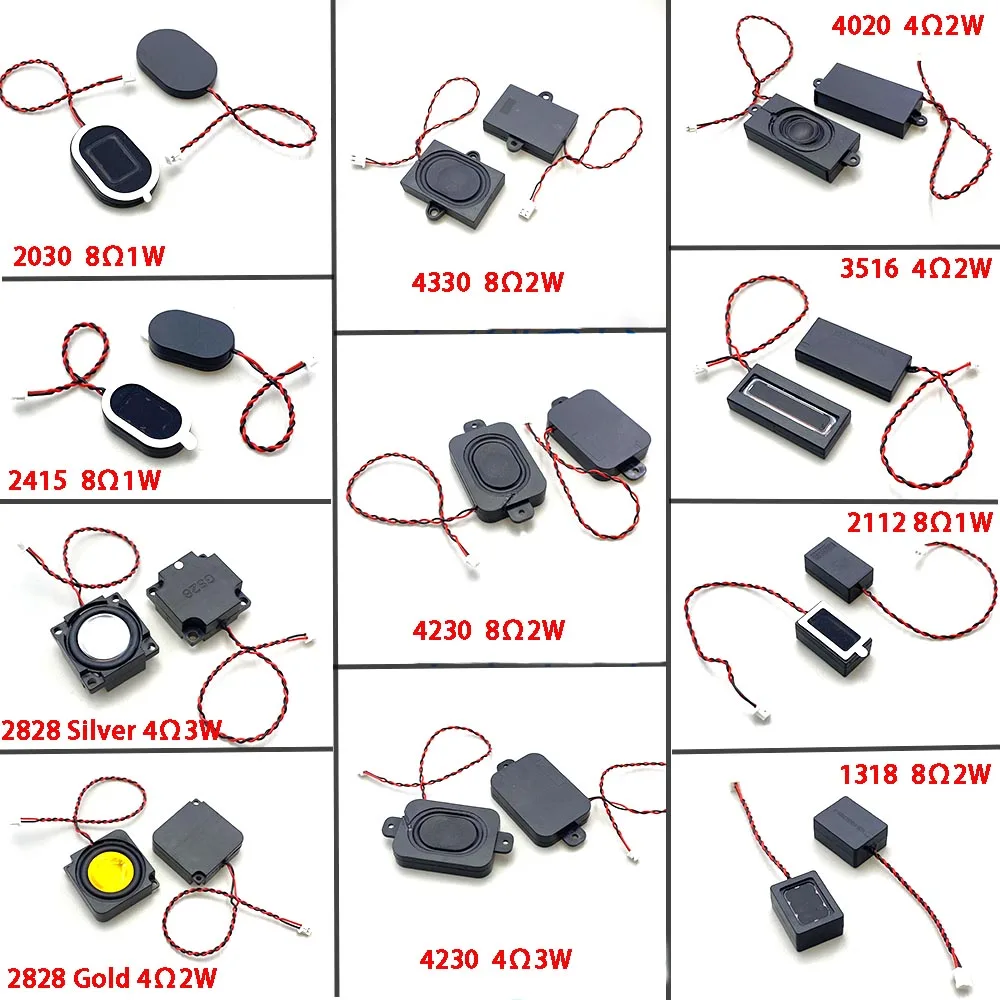 

4 ohm 8 ohm smart home cavity horn notebook computer speaker 1313 2112 3516 4020 4230 4330 2828 2415 2030 with 1.25MM terminal
