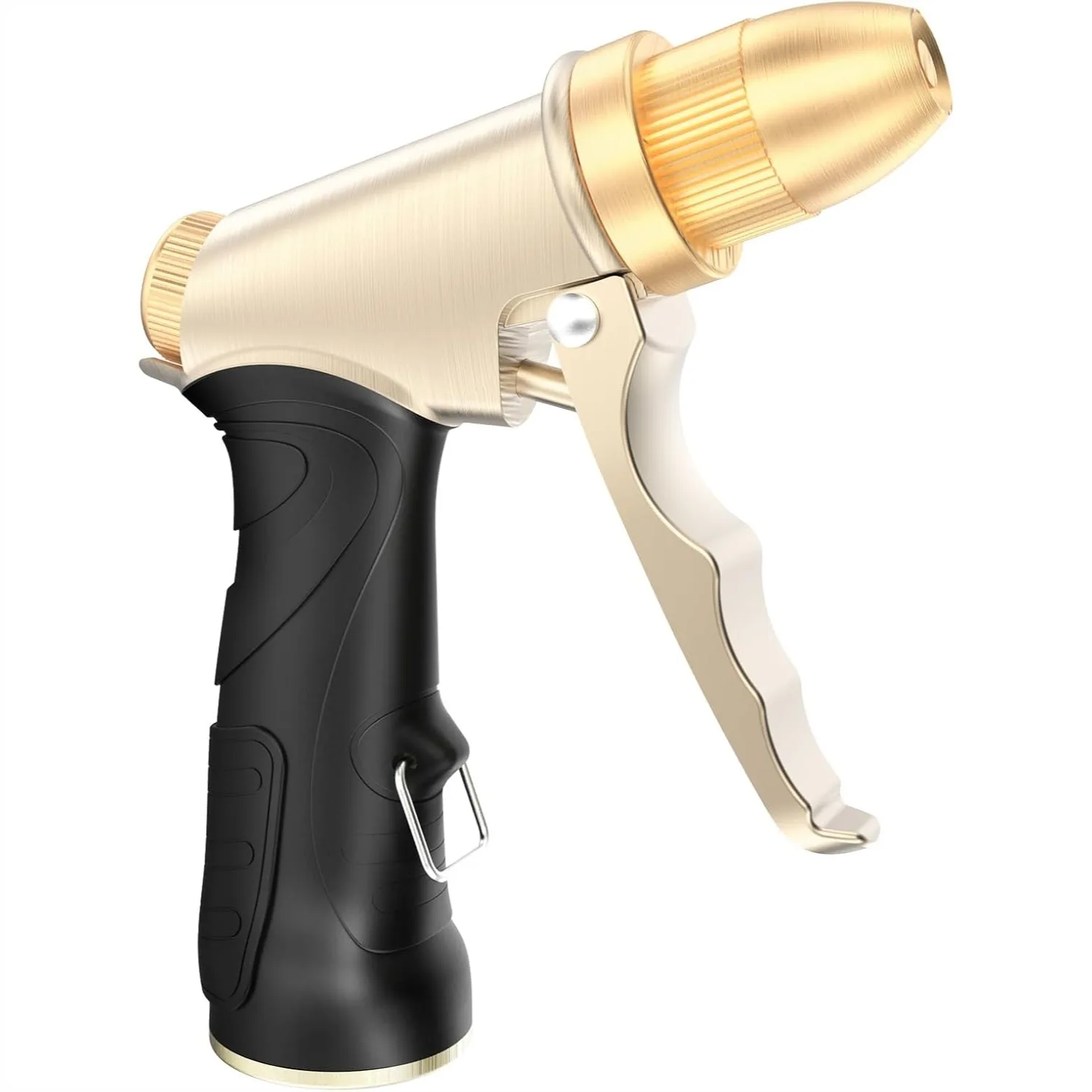 

Мощная металлическая насадка для садового шланга с регулируемыми режимами распыления, высокое давление, резьба 3/4 дюйма для ухода за газоном и использования на открытом воздухе