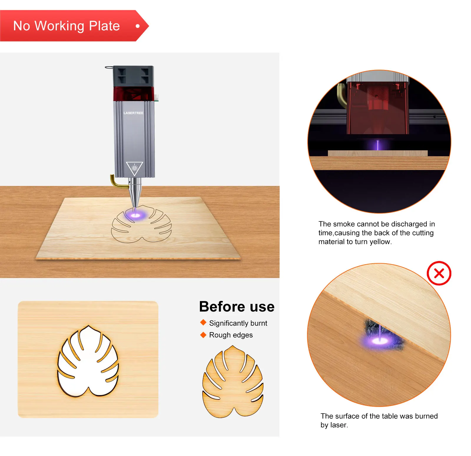 LASER TREE K1 Mini Laser Engraving Machine with 5W 10W Laser Head Laser Engraver Cutter Woodworking TTL Blue Light Laser Module