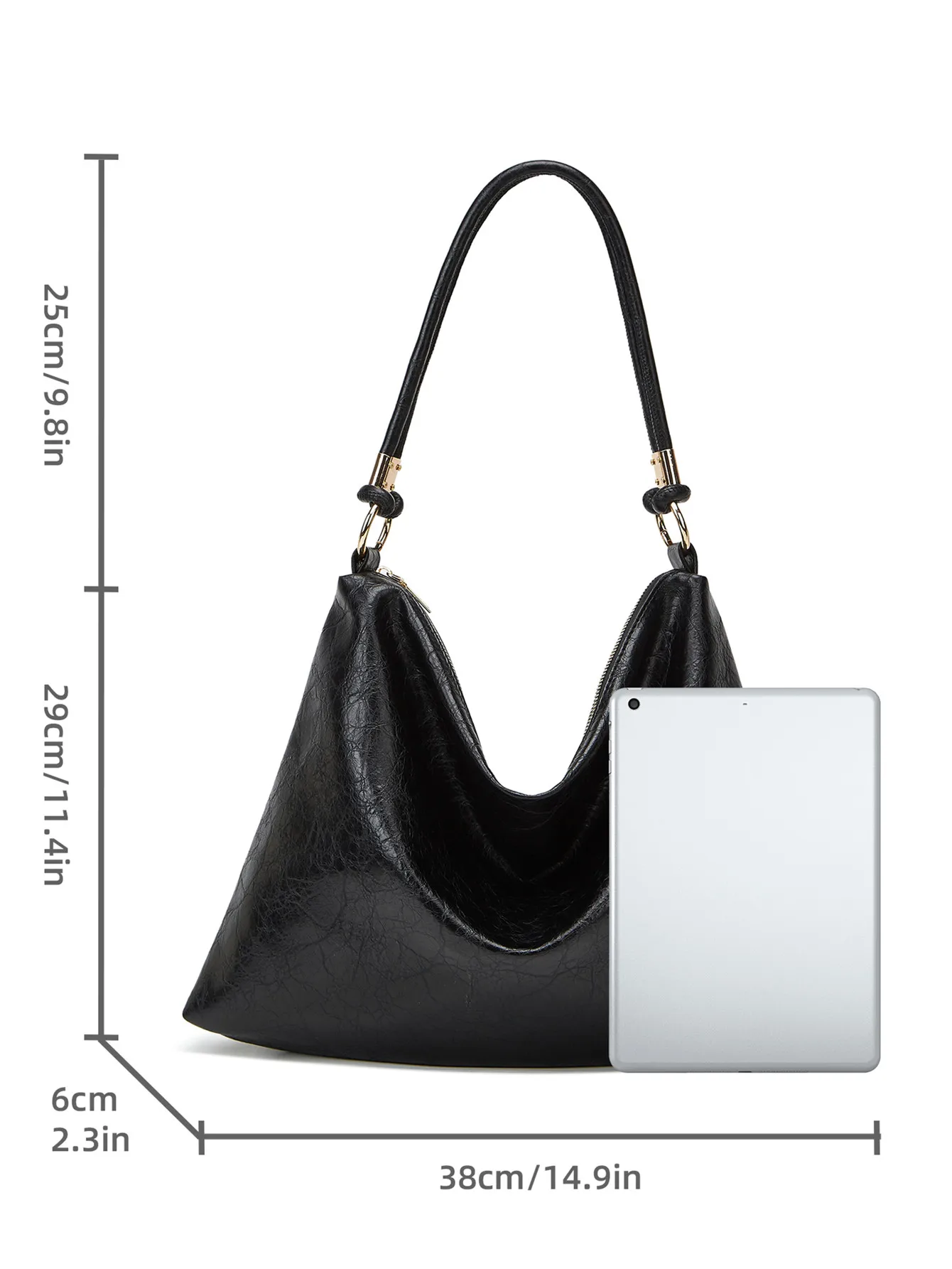 Toth single shoulder bag high-capacity fashion simple handbag 2024 new simple armpit bag woman bag