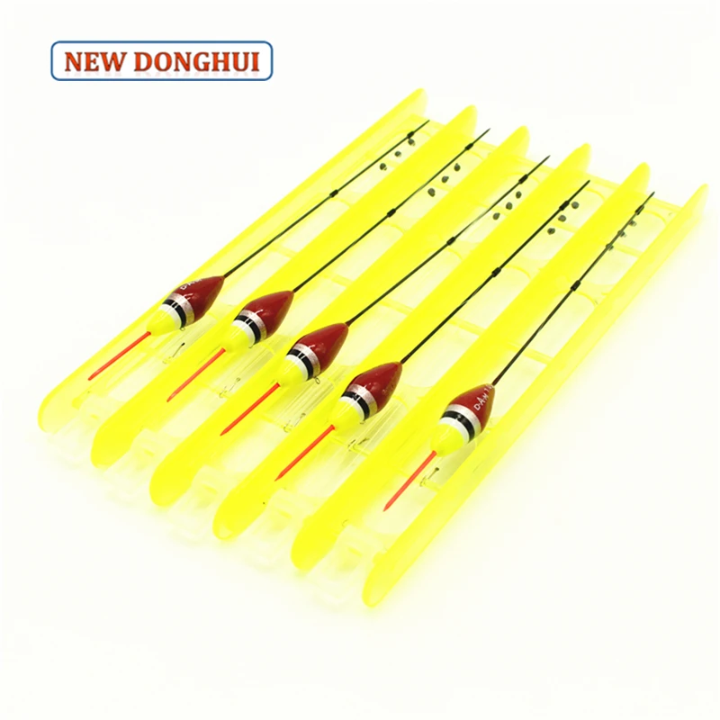 Newdonghui Fishing Float Set Winder Ready-Made Rig 5pcs/pack or 10pcs/pack Fishing Accessory Tackle 1G Buoyancy TP26001C