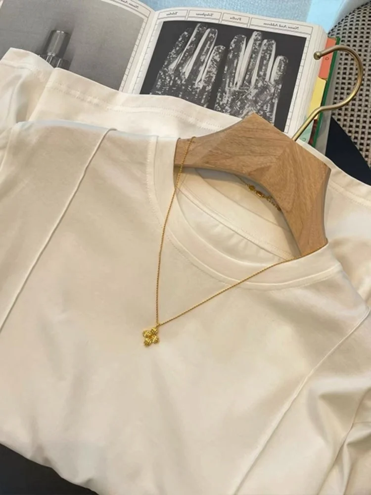 

Women's Long Sve Base Layer T-irt Autumn Winter Faion Trend Loose Fit Inner Wear Top Korean Sle Commute Wind