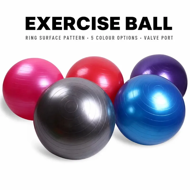 YTYINPVC Anti-Burst Yoga Ball Non-Slip Exercise Ball For Gym Pilates With Massage Points Eco-Friendly