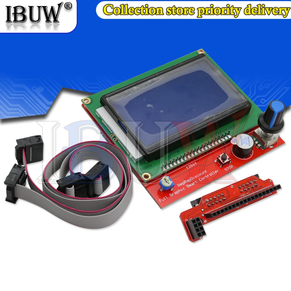 3D Printer Parts LCD 12864 LCD Control Panel 12864 lcd display for 3D Printer Smart Controller RAMPS1.4